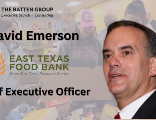 David Emerson is appointed as Chief Executive Officer (CEO) at East Texas Food Bank