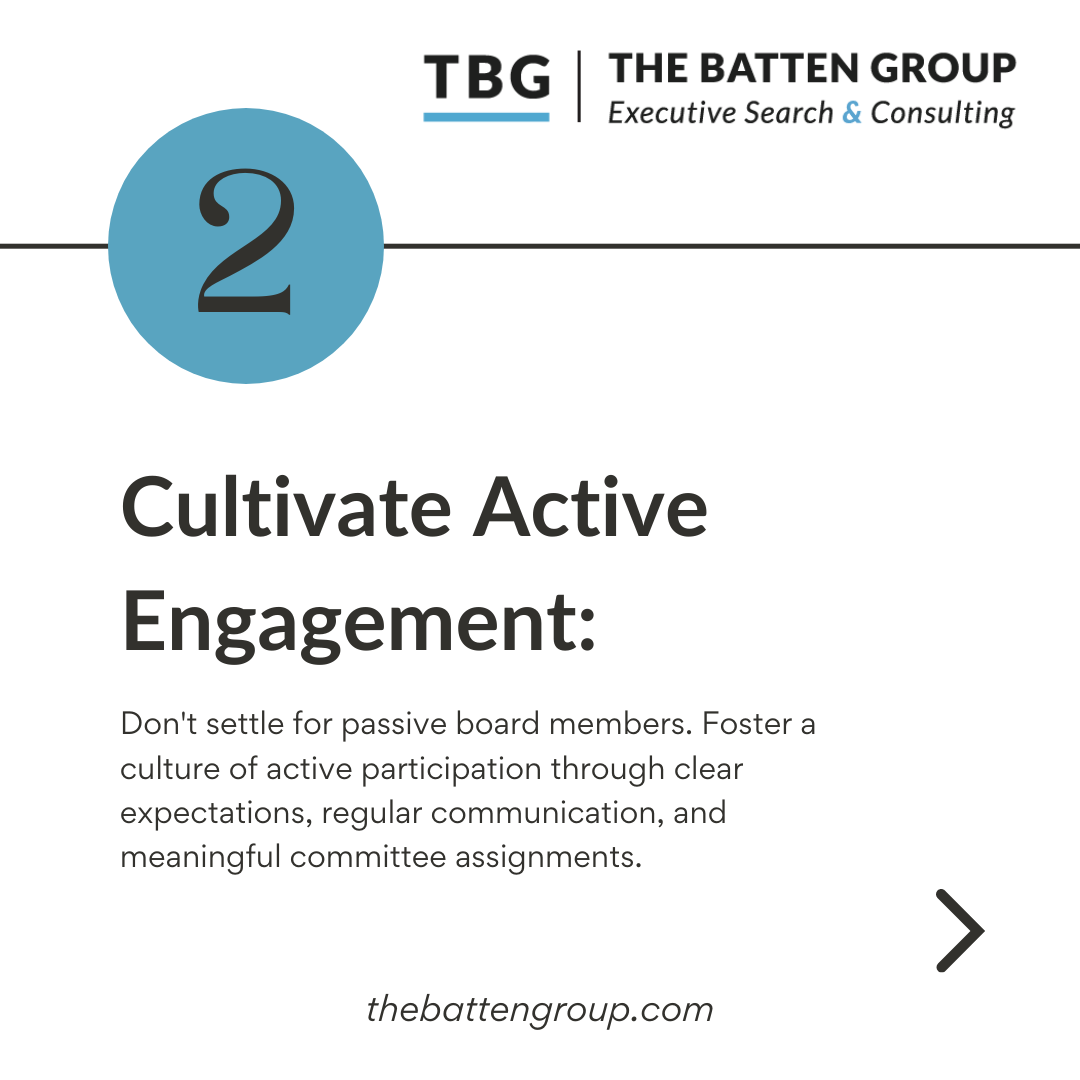 Building a High-Performing Board for Your Nonprofit: Cultivate Active Engagement