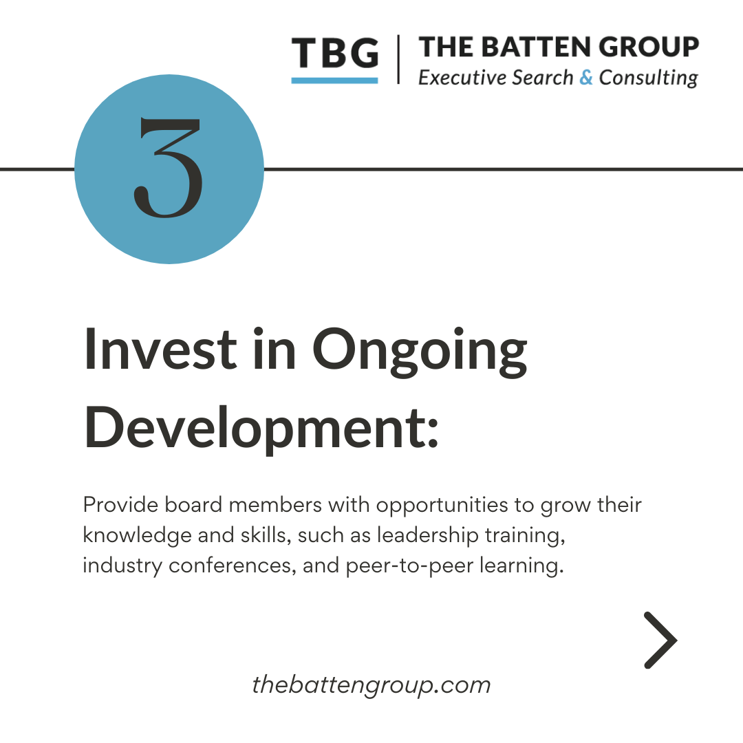 Building a High-Performing Board for Your Nonprofit: Invest in Ongoing Development